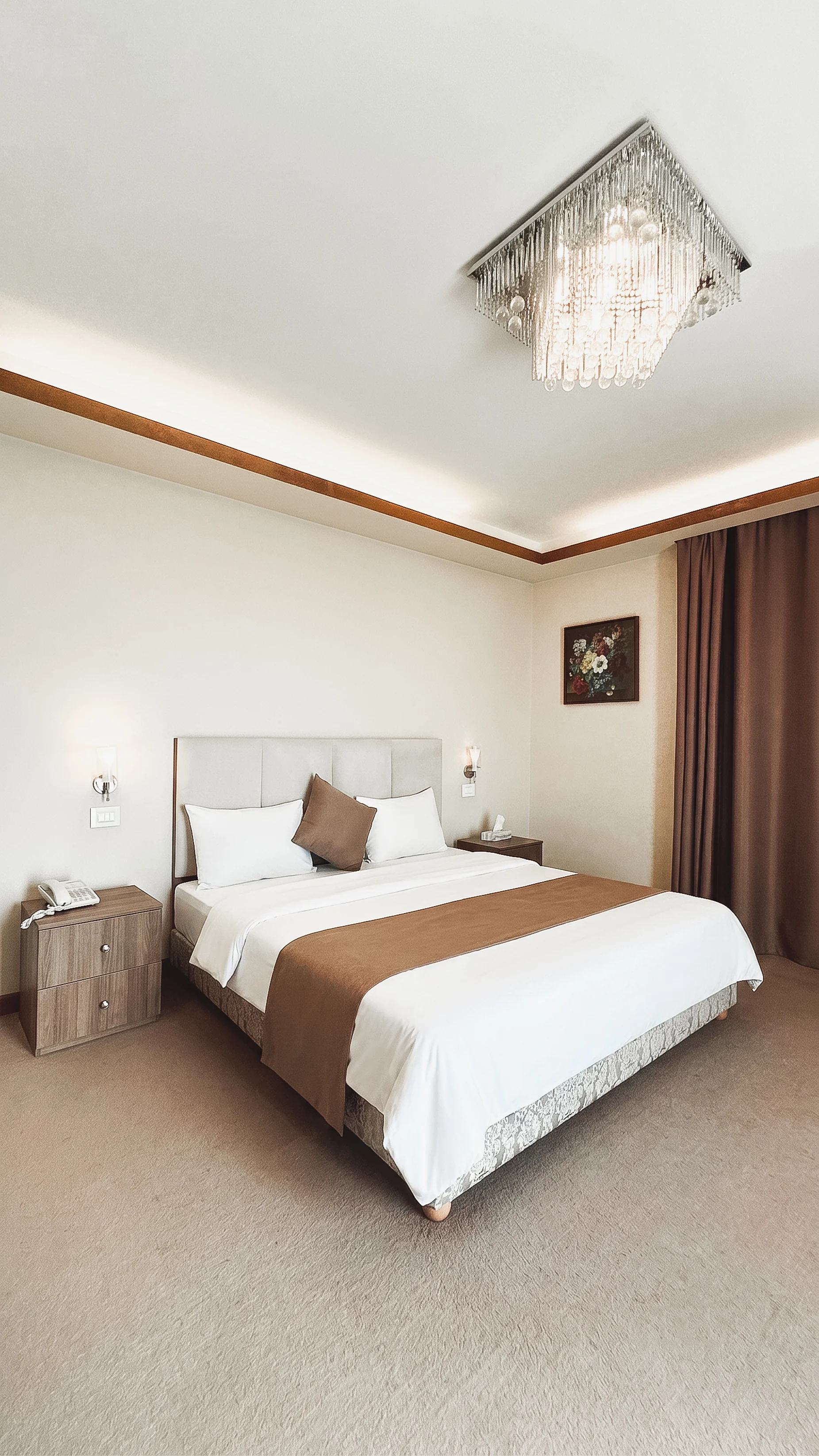 Deluxe Room interior at Bzommar Palace Hotel
